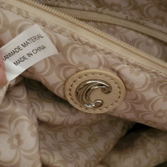 Bag Charming Charlie Tote Overnight Handbag Weekender Vegan Leather WOMEN'S - Picture 9 of 11